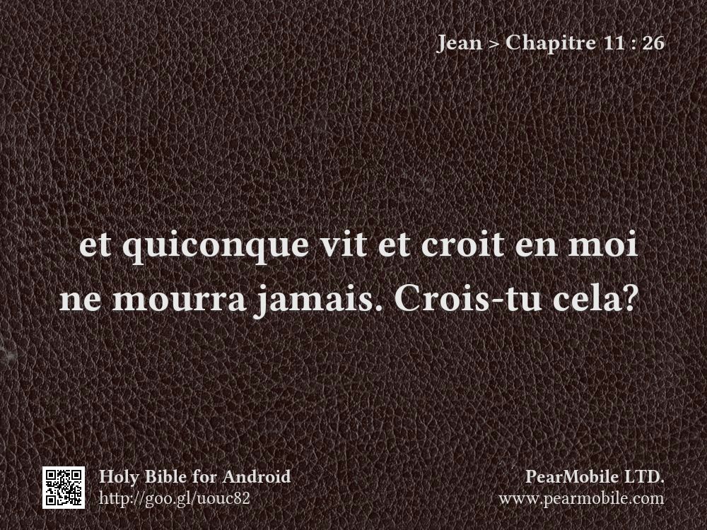 Jean, Chapitre 11:26